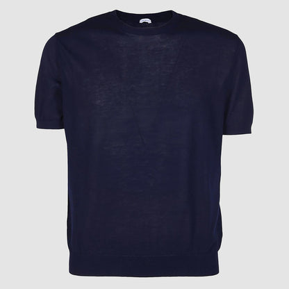 Malo Blå Bomulls-T-shirt