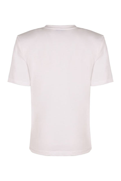 Elisabetta Franchi T-shirt med logotyptryck