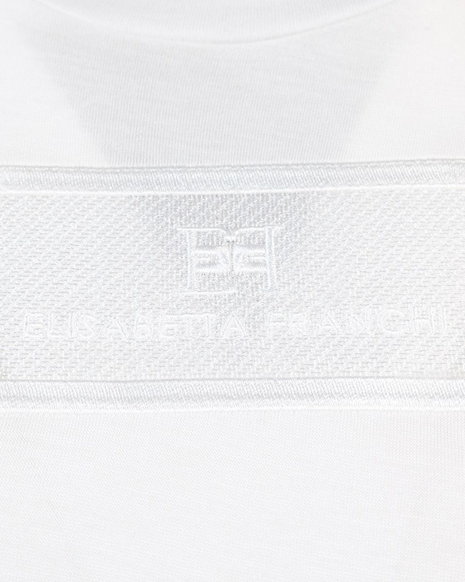 Elisabetta Franchi T-shirt med logotyptryck