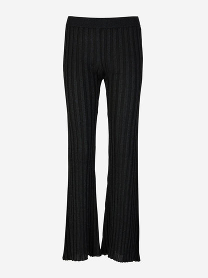 Stella McCartney Lurex Stickade Byxor