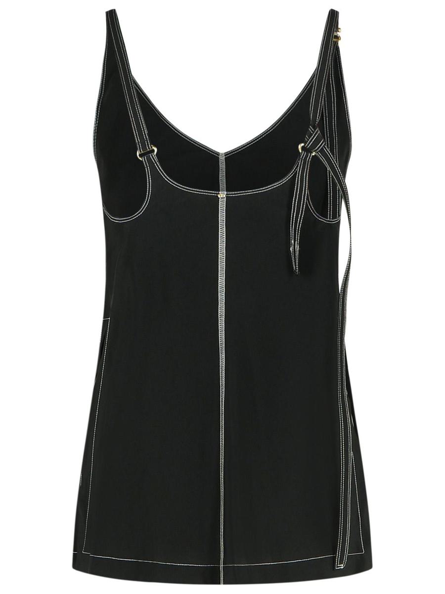 Sportmax 'Waser' Svart Viscosa Linne
