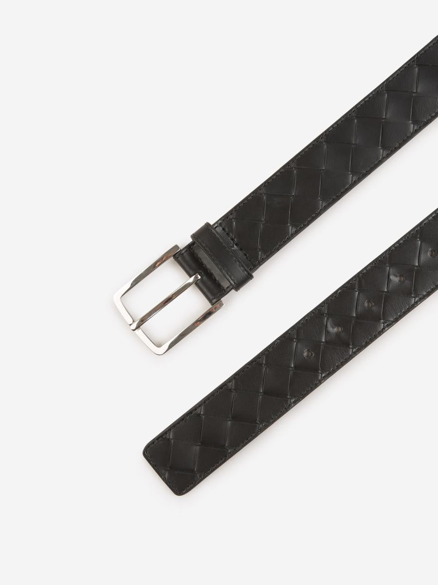 Bottega Veneta Läder Intrecciato-bälte