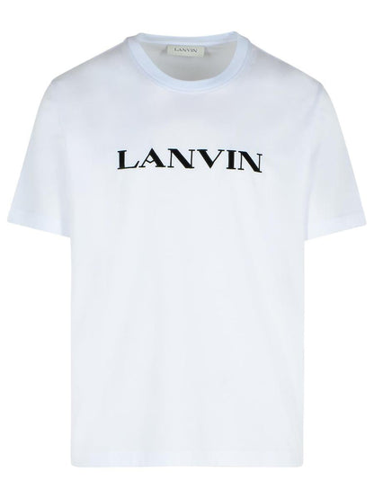 Lanvin Vit Bomulls-T-shirt