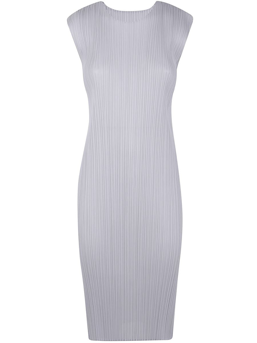Pleats Please Issey Miyake Basics Ärmlös Miniklänning Kläder