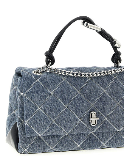 Marc Jacobs 'The Quilted Denim Dual' Mellanstor Axelväska
