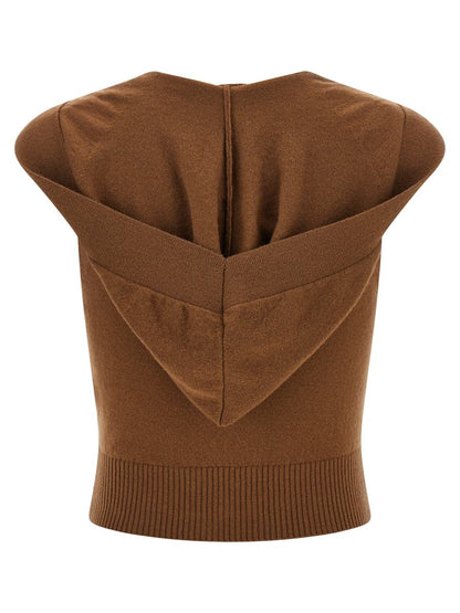 Stella McCartney 'Cosy Knit Hood' Topp