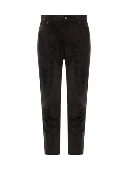 Dolce &amp; Gabbana Dolce &amp; Gabbana Herr sammetsbyxor