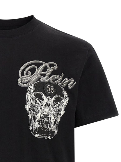 Philipp Plein 'Glass Skull' T-shirt