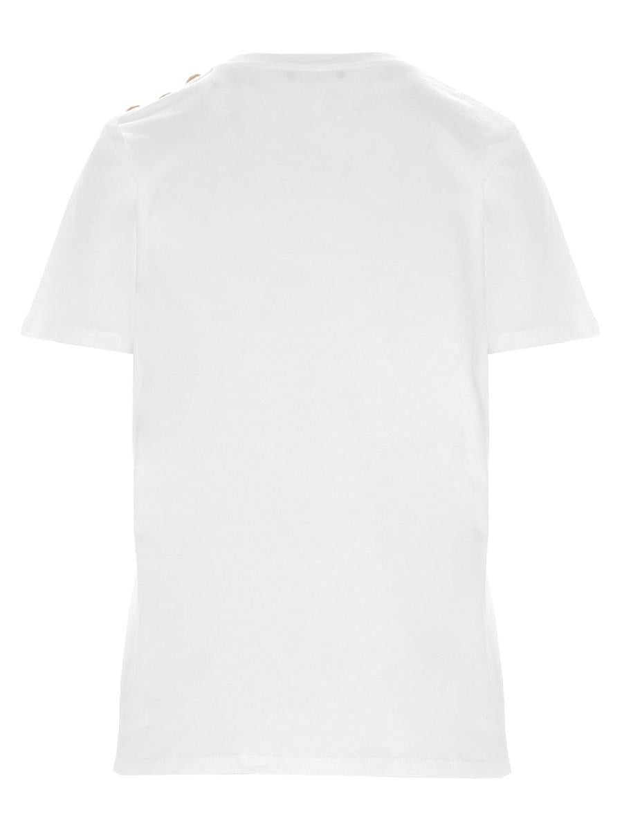 Balmain-t-shirt med logotyptryck