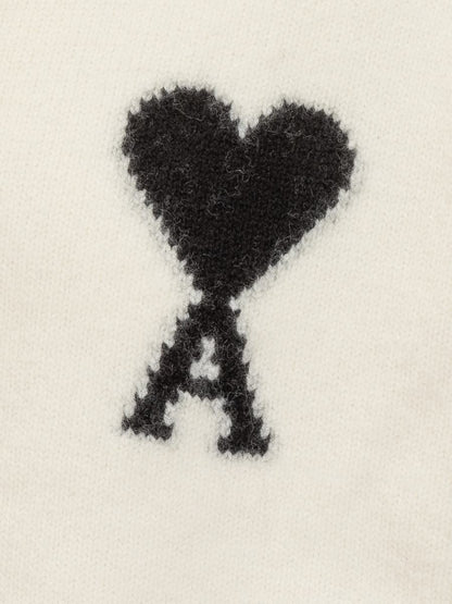 AMI Paris Ullkofta Med Broderad Logotyp Ami Alexandre Mattiussi