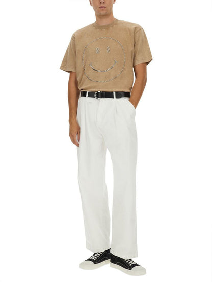 Moschino "Smiley®" T-shirt i kraftig bomull