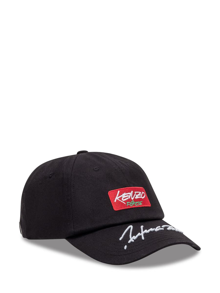 Kenzo Kenzo Svart Keps Med Patch