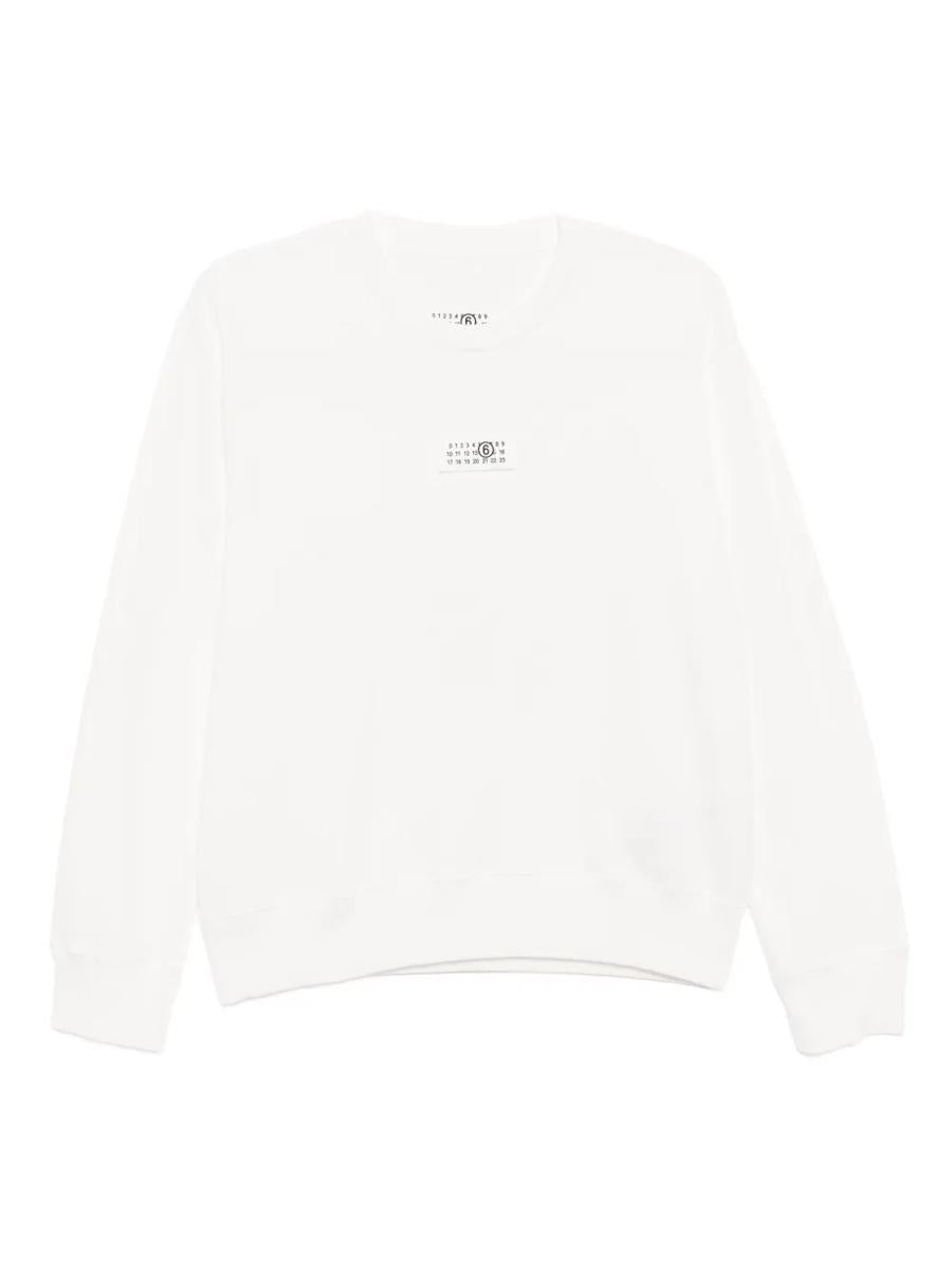 MM6 Maison Margiela tröja med logotypapplikation