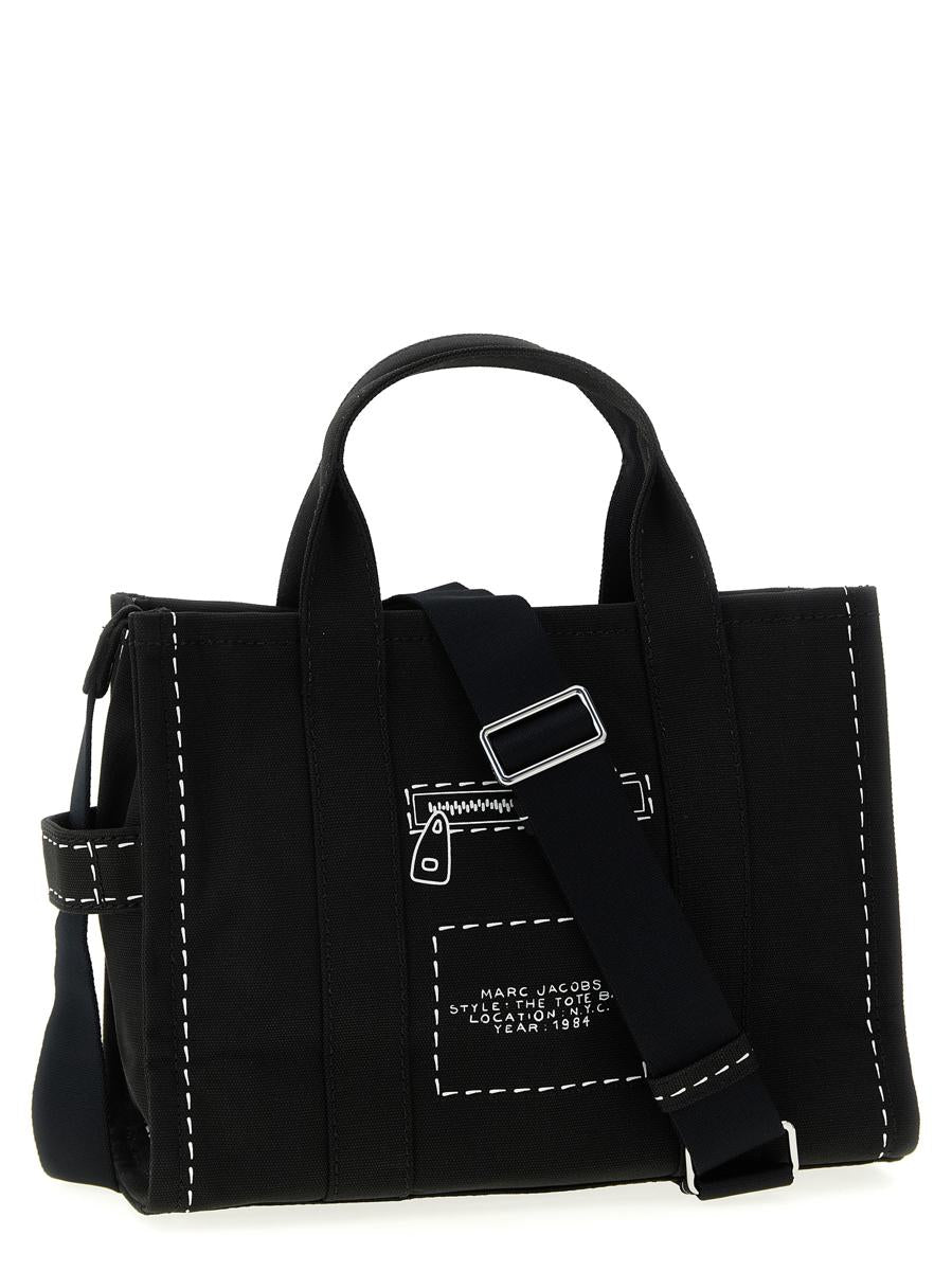 Marc Jacobs 'The Trompel'Oeil Cargo Canvasmedium' Handväska