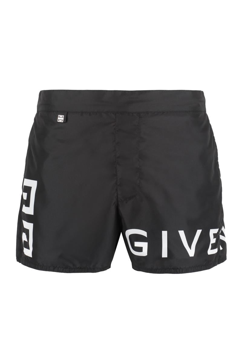 Givenchy badshorts med logotyptryck