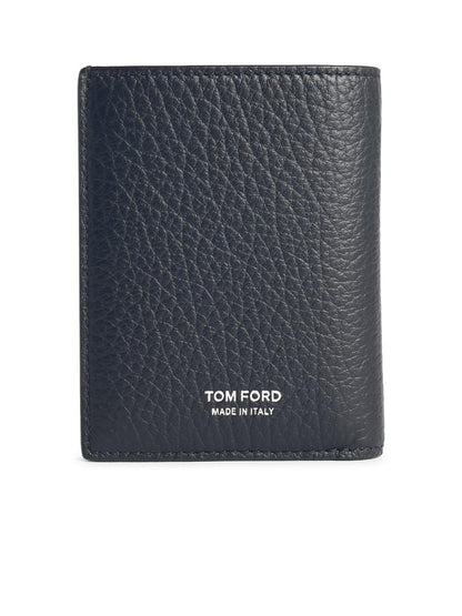 Tom Ford korthållare i svart läder