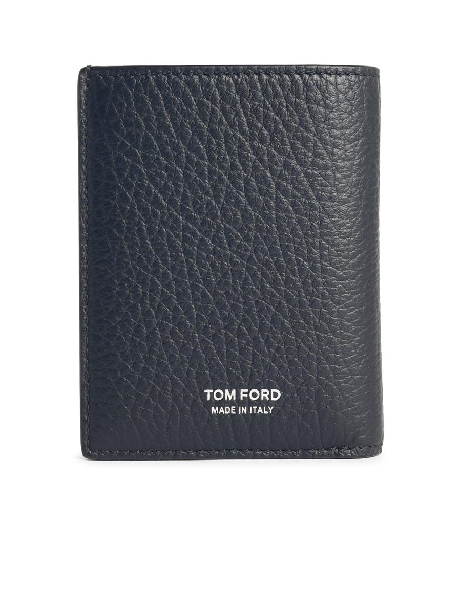 Tom Ford korthållare i svart läder