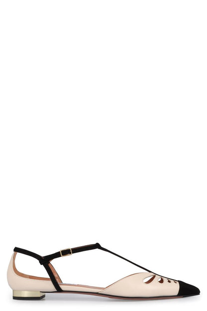 Aquazzura Camille Läderbalettskor
