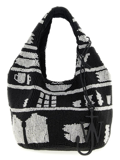 JW Anderson Mini-shoppingväska med pärlor