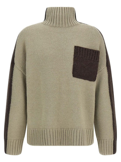 JW Anderson 'Tvåfärgad prickig ficktröja'