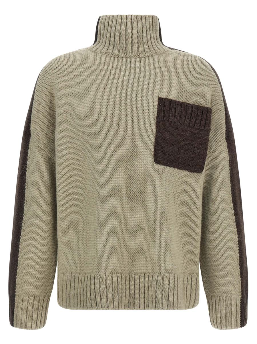 JW Anderson 'Tvåfärgad prickig ficktröja'