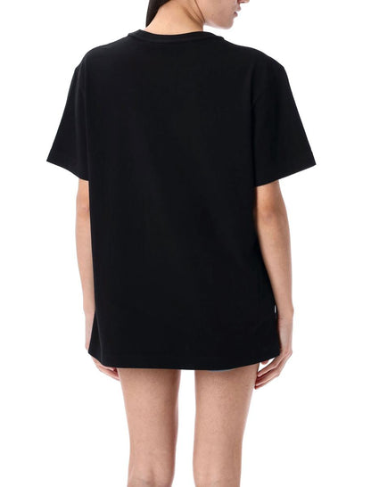 Alexander Wang t-shirt med sliten logotyp