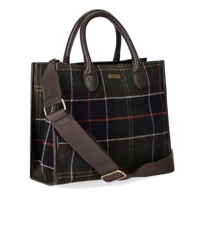 Barbour Barrhill Tartan klassisk handväska