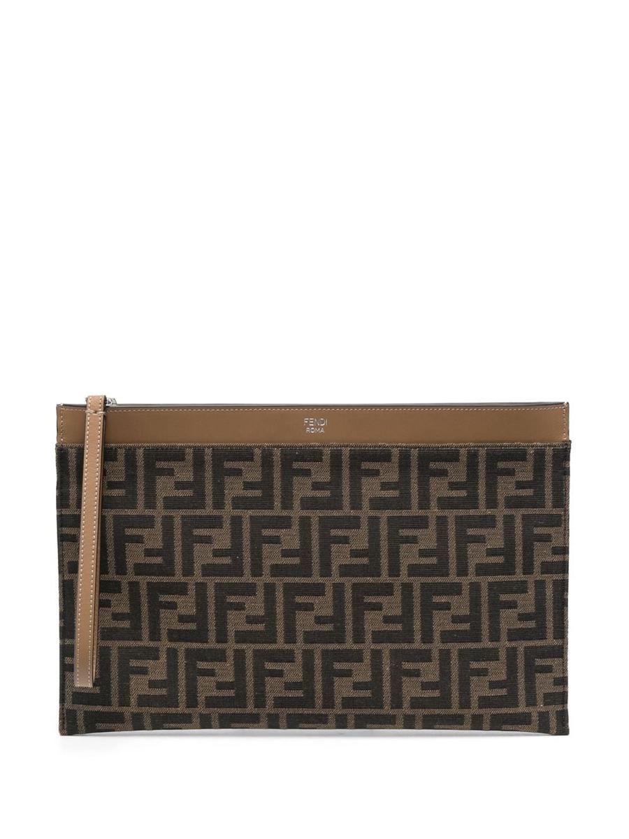 Fendi Pouch-mediaväskor med logotyp