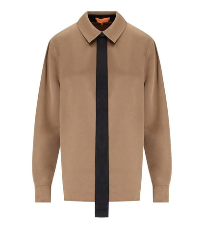 Stine Goya Beige Satinskjorta