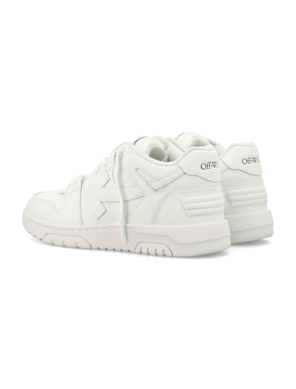 Off-white sneakers i kalvskinn