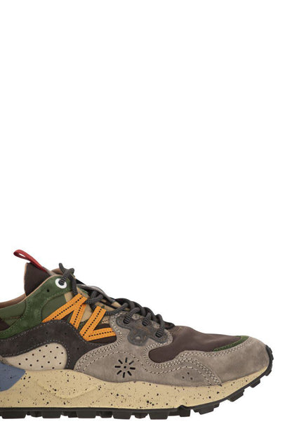 Flower Mountain Yamano 3 - Sneakers i mocka och tekniskt tyg