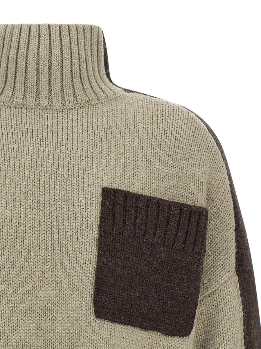 JW Anderson 'Tvåfärgad prickig ficktröja'
