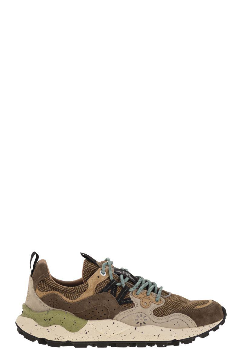 Flower Mountain Yamano 3 - Sneakers i mocka och tyg