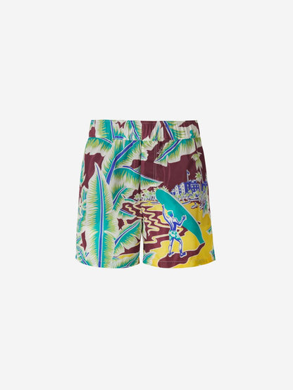 Valentino Garavani badshorts med blommotiv