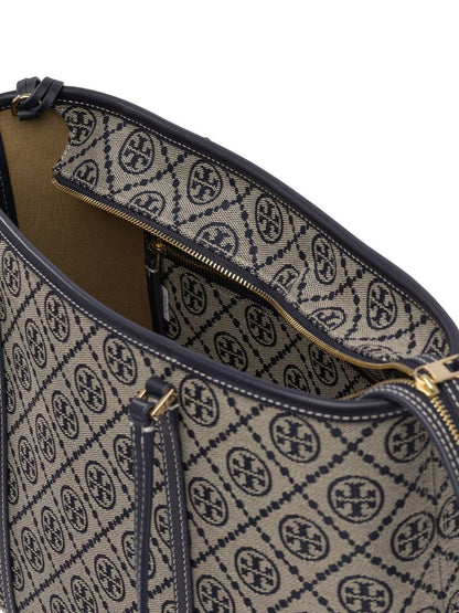 Tory Burch T Monogram Liten Dragkedja Tote