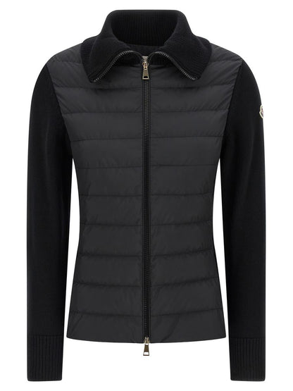 Moncler kofta i två material
