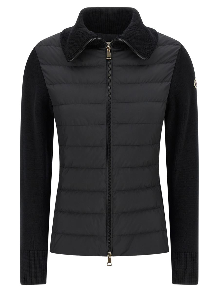 Moncler kofta i två material