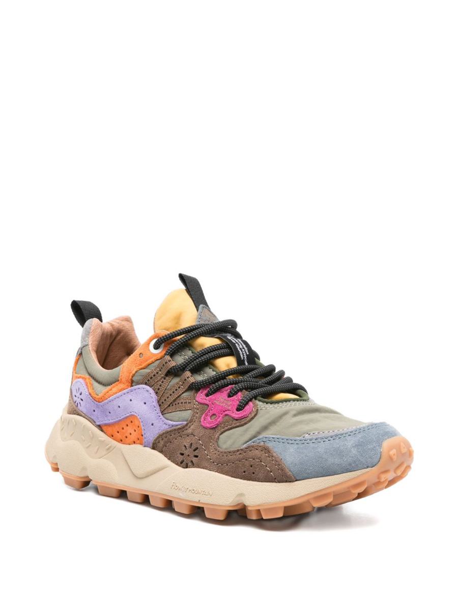 Blommiga bergssneakers