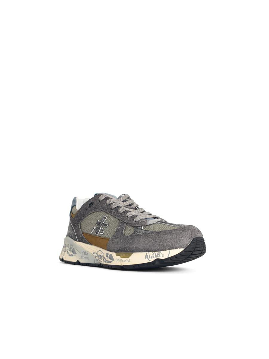 Premiata 'Mase' flerfärgade sneakers i läderblandning