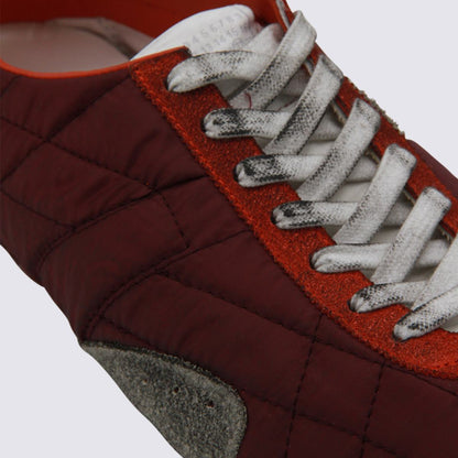 Maison Margiela Mörkröda Sneakers