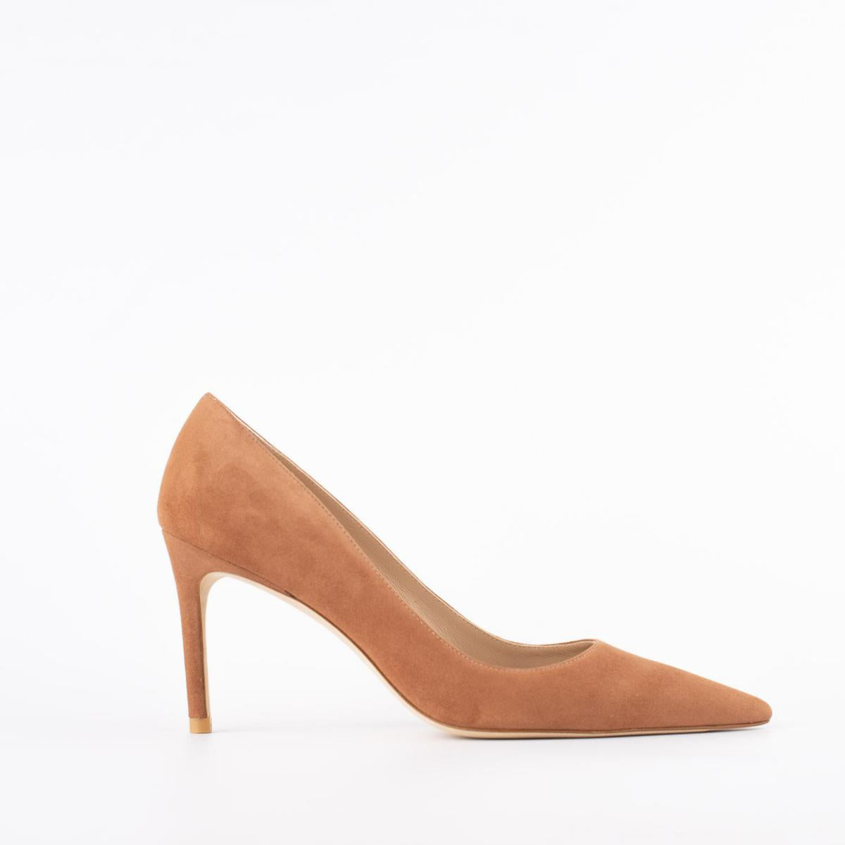 Stuart Weitzman Pumps i pudermönstrat mocka