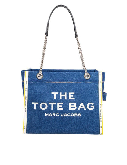 Marc Jacobs axelväska gjord av denimtyg
