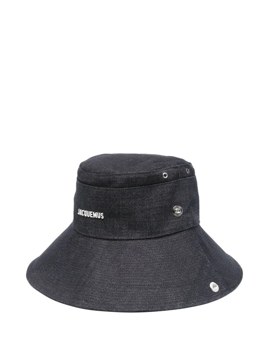 Jacquemus Bucket Hat med logotyp