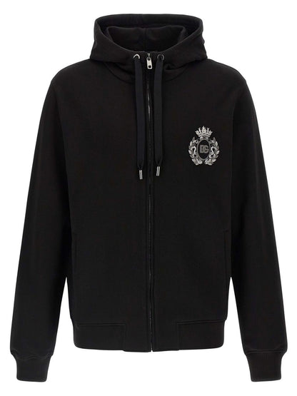 Dolce &amp; Gabbana Heraldic Patch Hoodie
