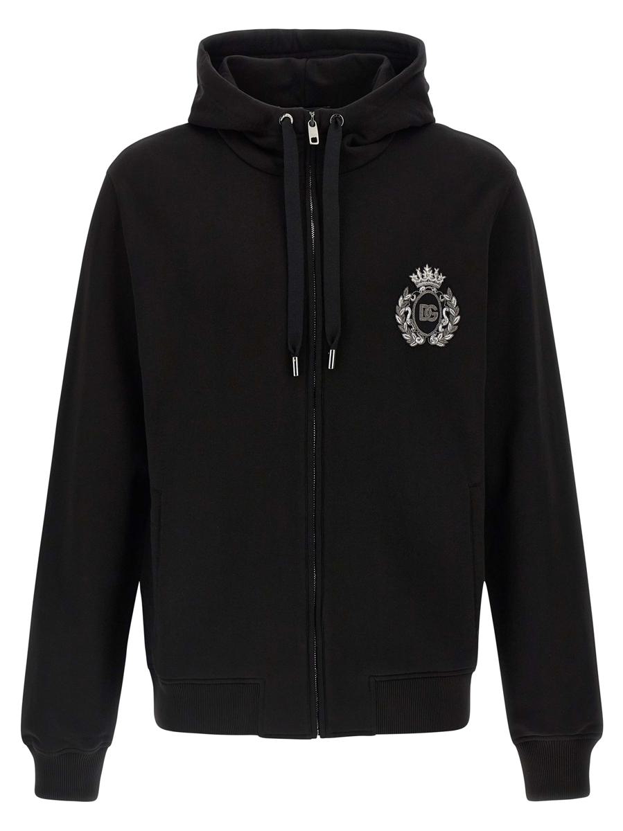 Dolce &amp; Gabbana Heraldic Patch Hoodie