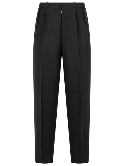 Maison Margiela svarta byxor i ull