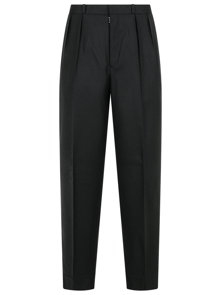 Maison Margiela svarta byxor i ull