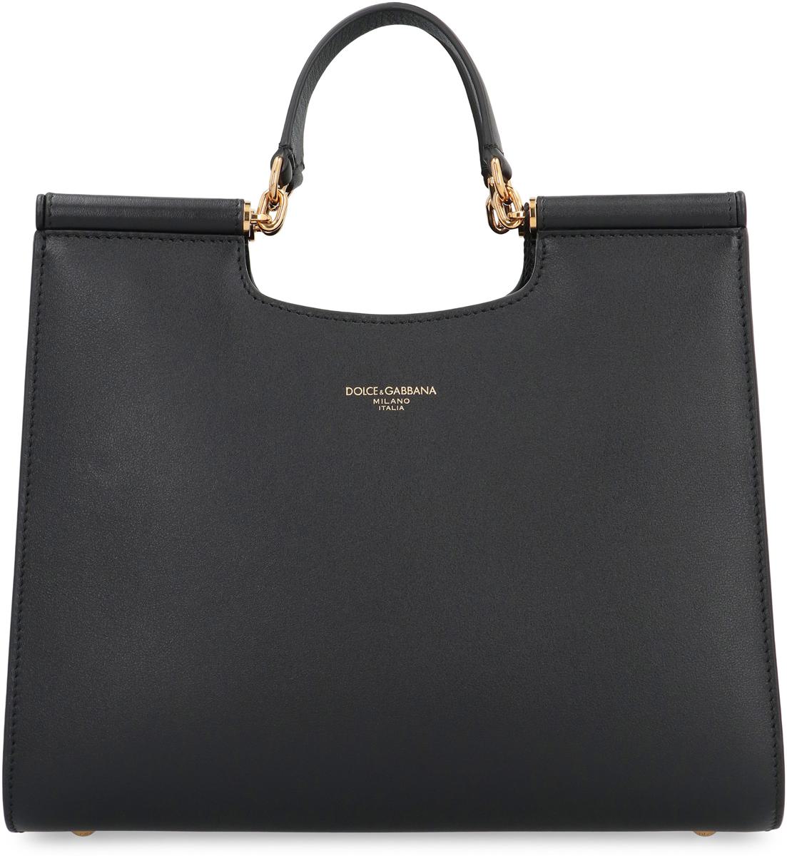 Dolce &amp; Gabbana Liten Sicilien Tote Bag