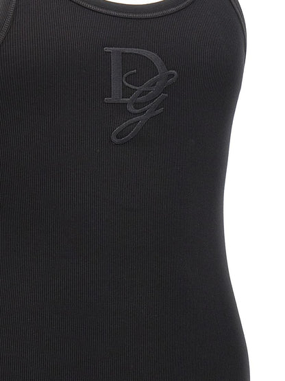 Dolce &amp; Gabbana linne med broderad logotyp