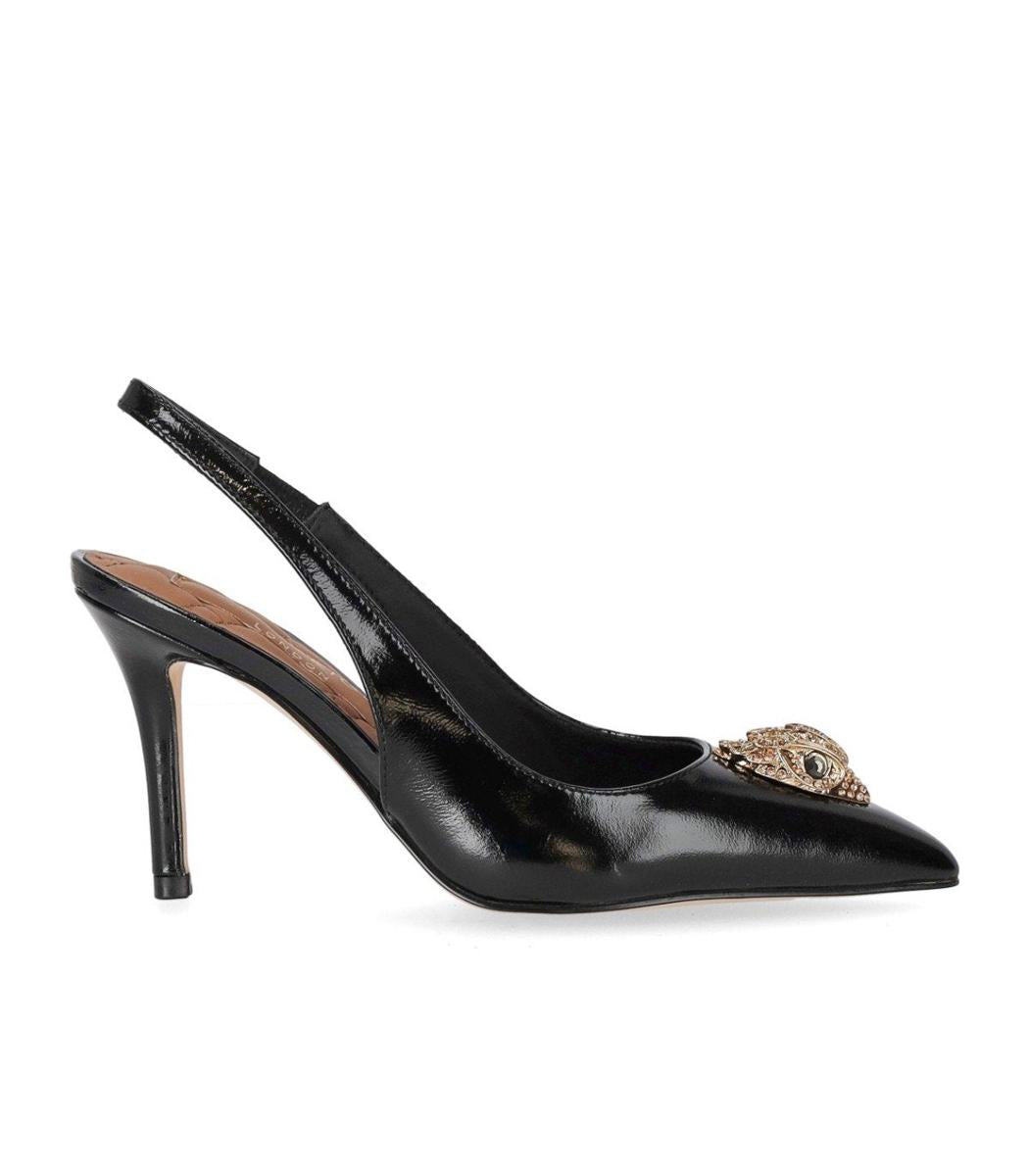 Kurt Geiger London Belgravia svarta slingback-pumps